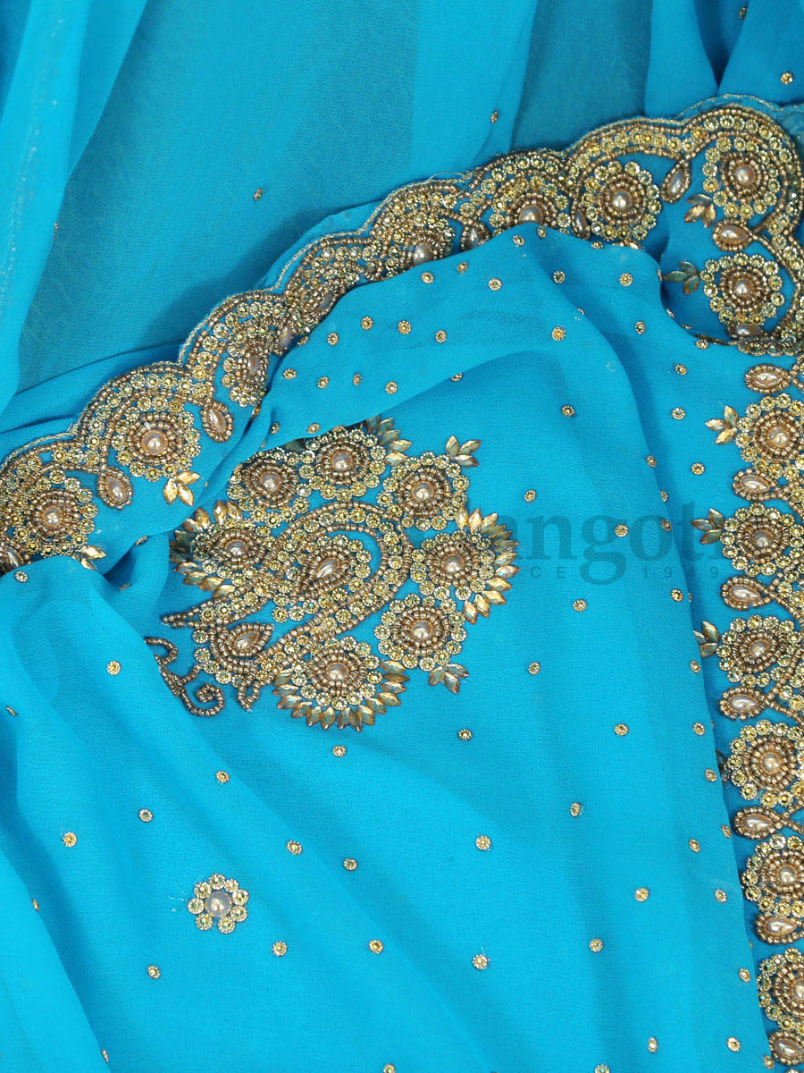 Fancy Wedding Saree - Image 2