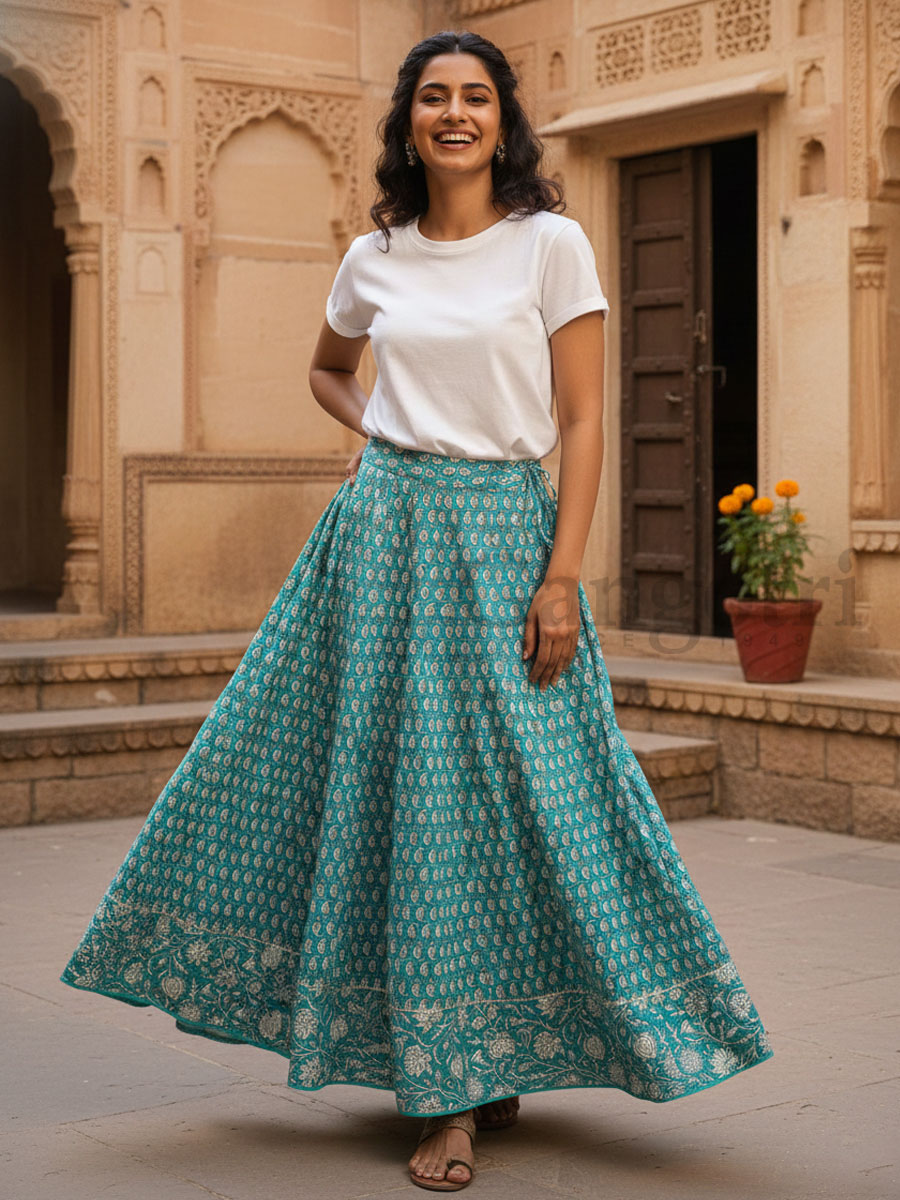 Shyamavarna Cotton Skirt L