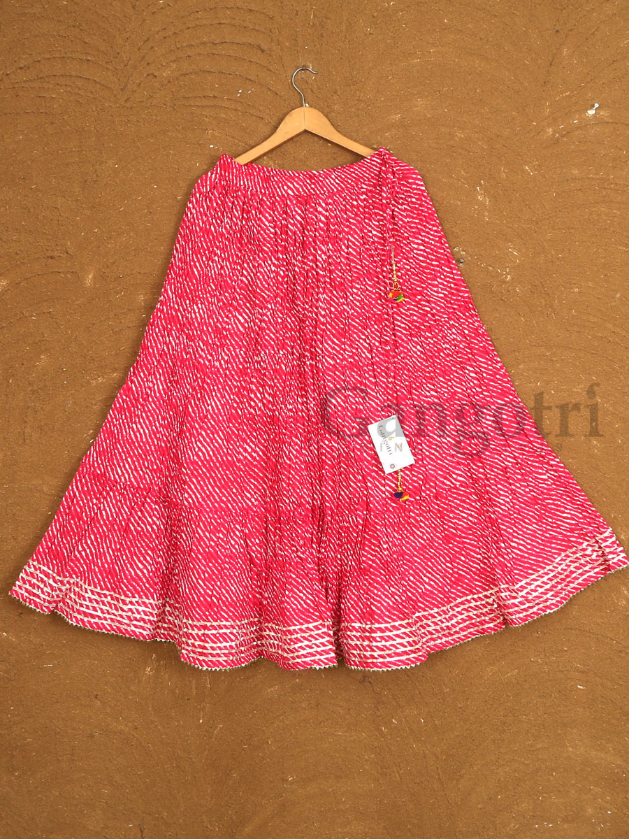 Cotton Designer Skirt One Size
