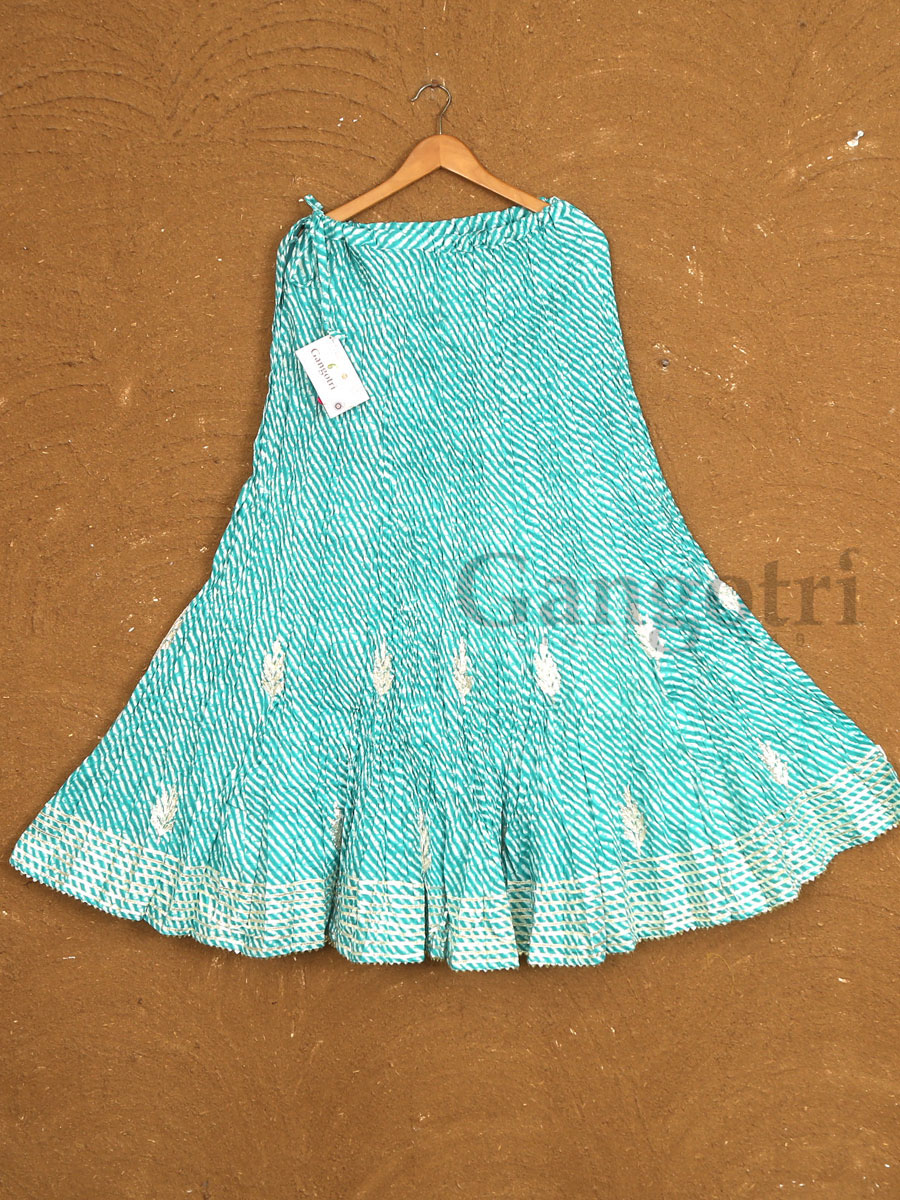 Cotton Designer Skirt One Size