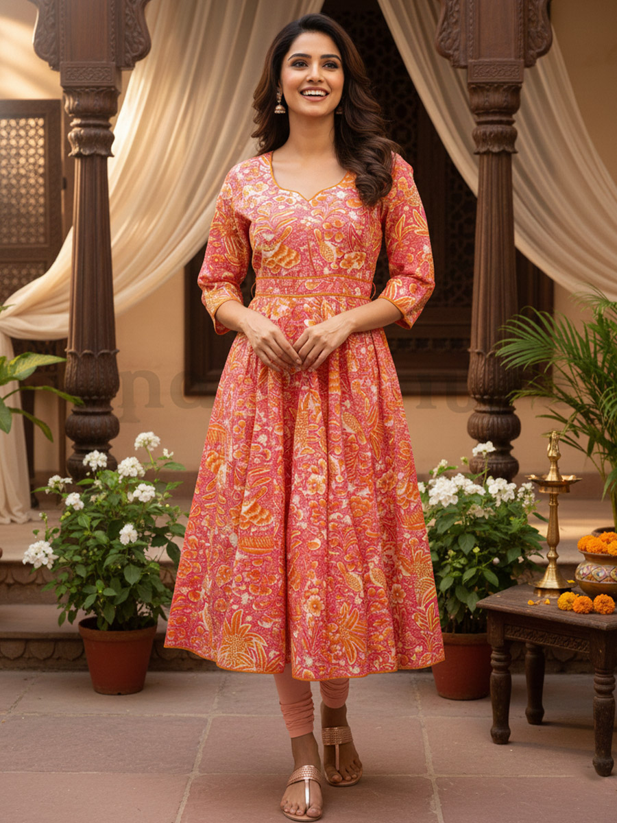 Cotton Anarkali 2XL