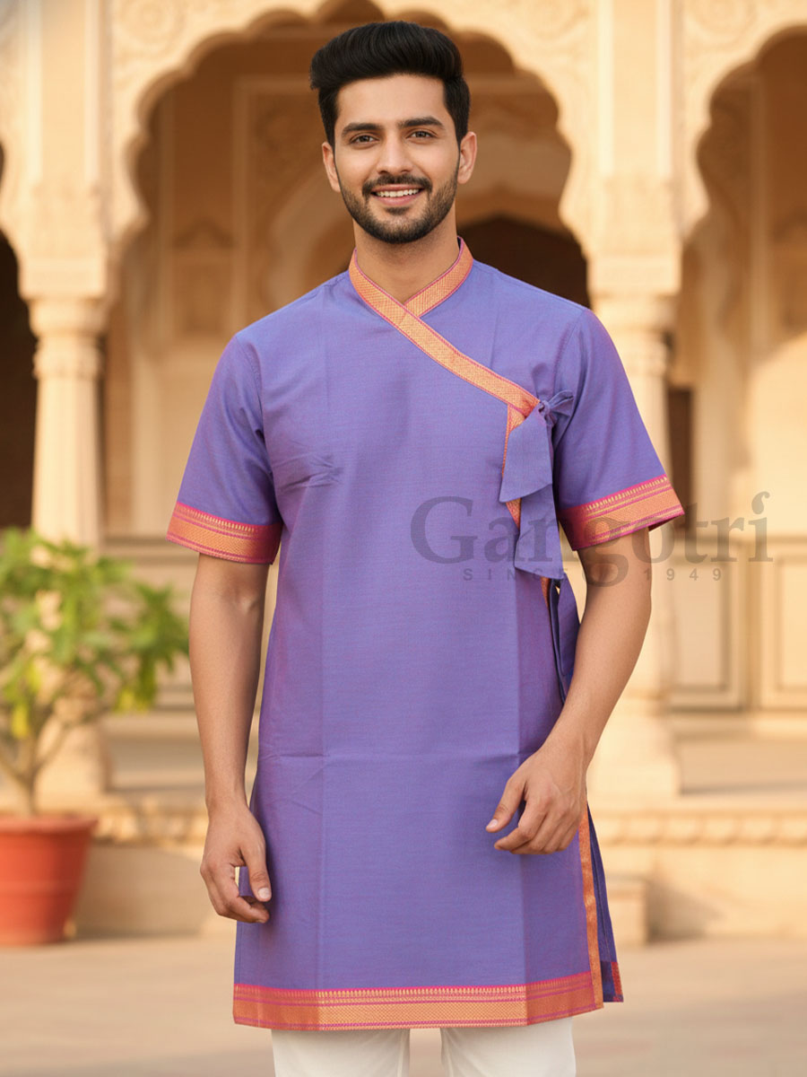 Bordered Plain Bagalbandi XL