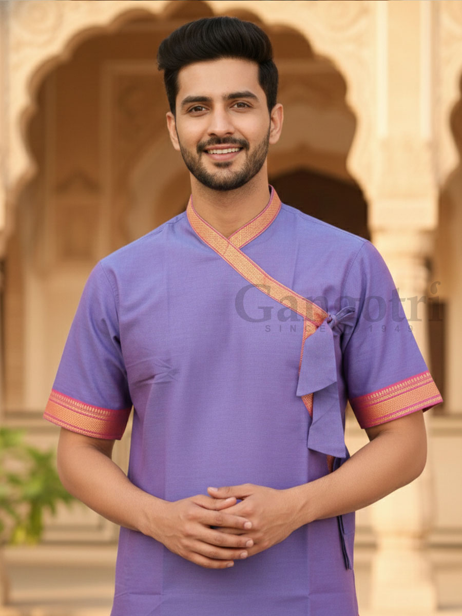 Bordered Plain Bagalbandi XL - Image 2