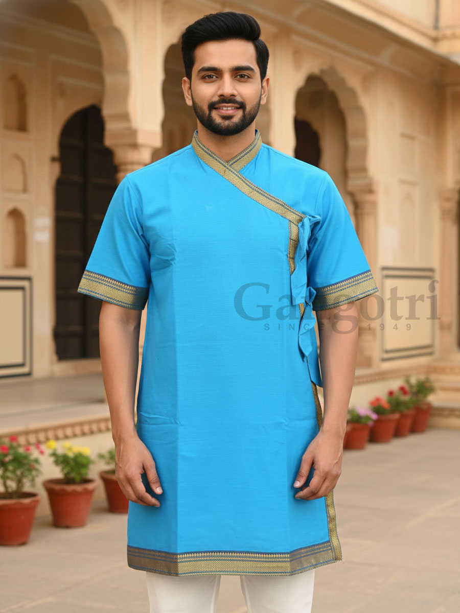 Bordered Plain Bagalbandi 2XL