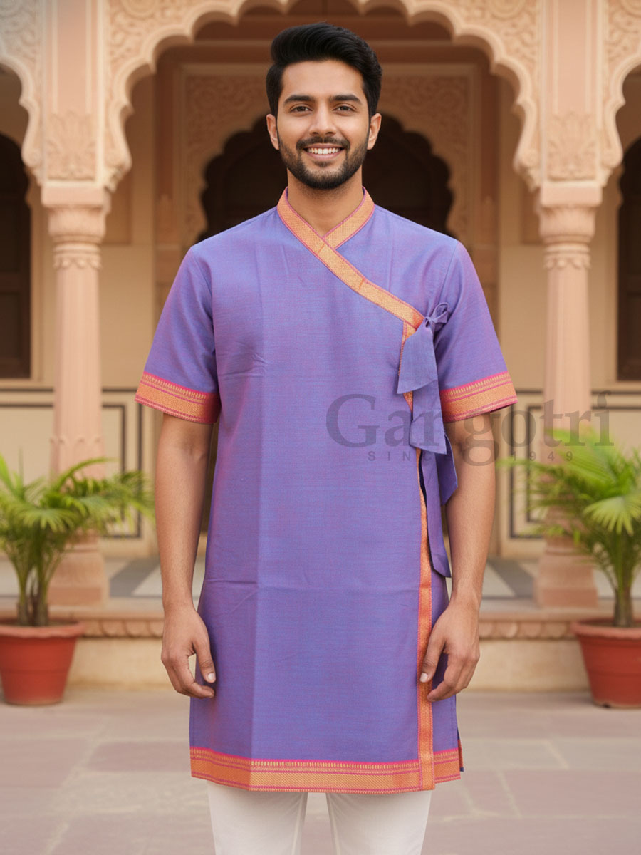 Bordered Plain Bagalbandi 2XL
