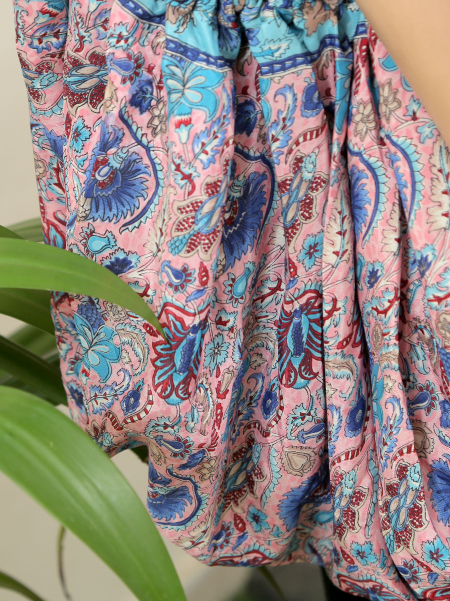 Handmade Crepe Jhola Bag - Image 2