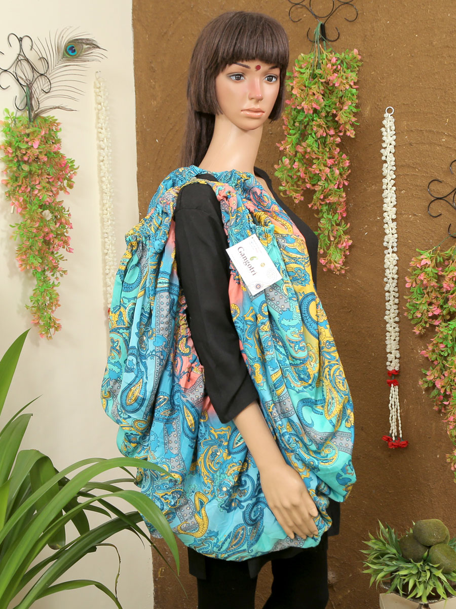 Handmade Crepe Jhola Bag