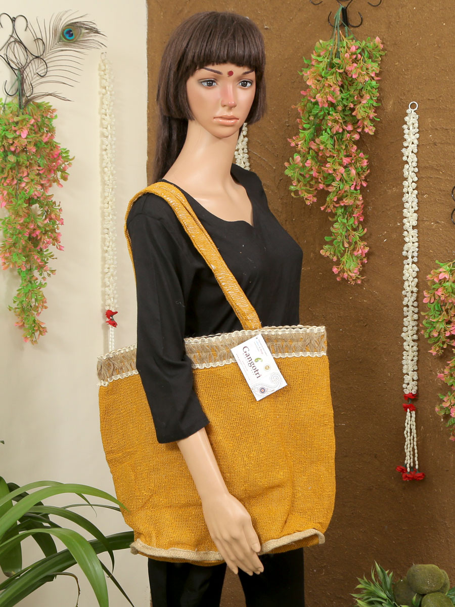 Handmade Jute Lace Bag