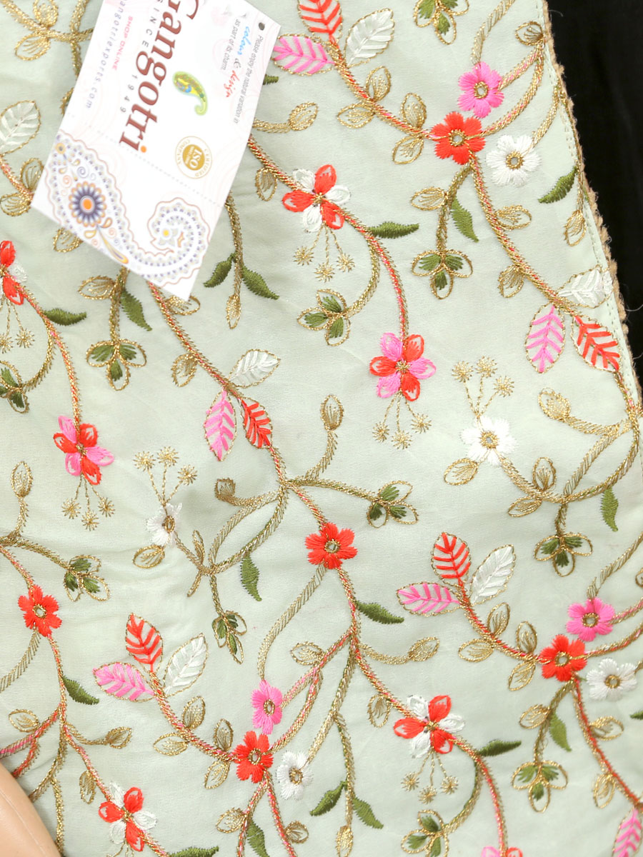 Handmade Jute Embroidered Bag - Image 2