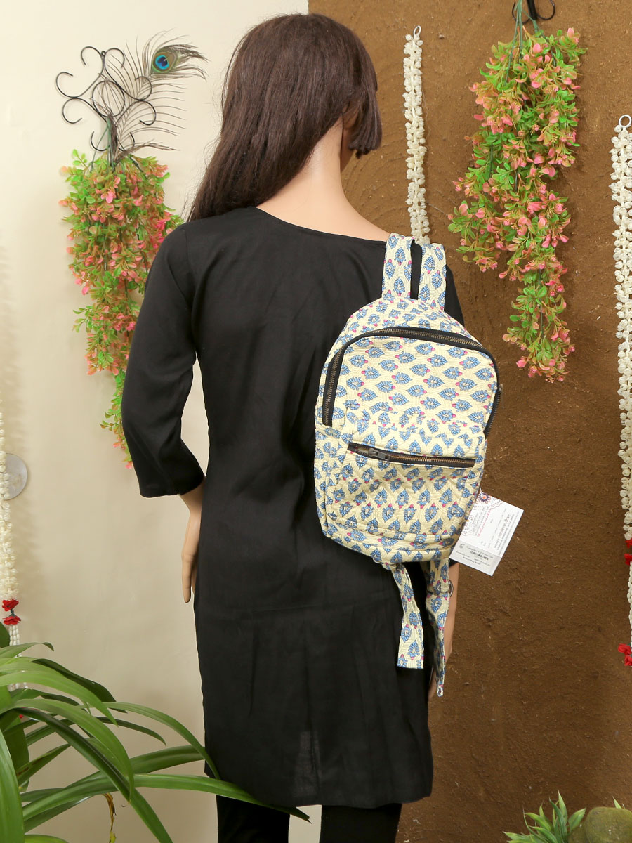Handmade Crepe Small School Bag