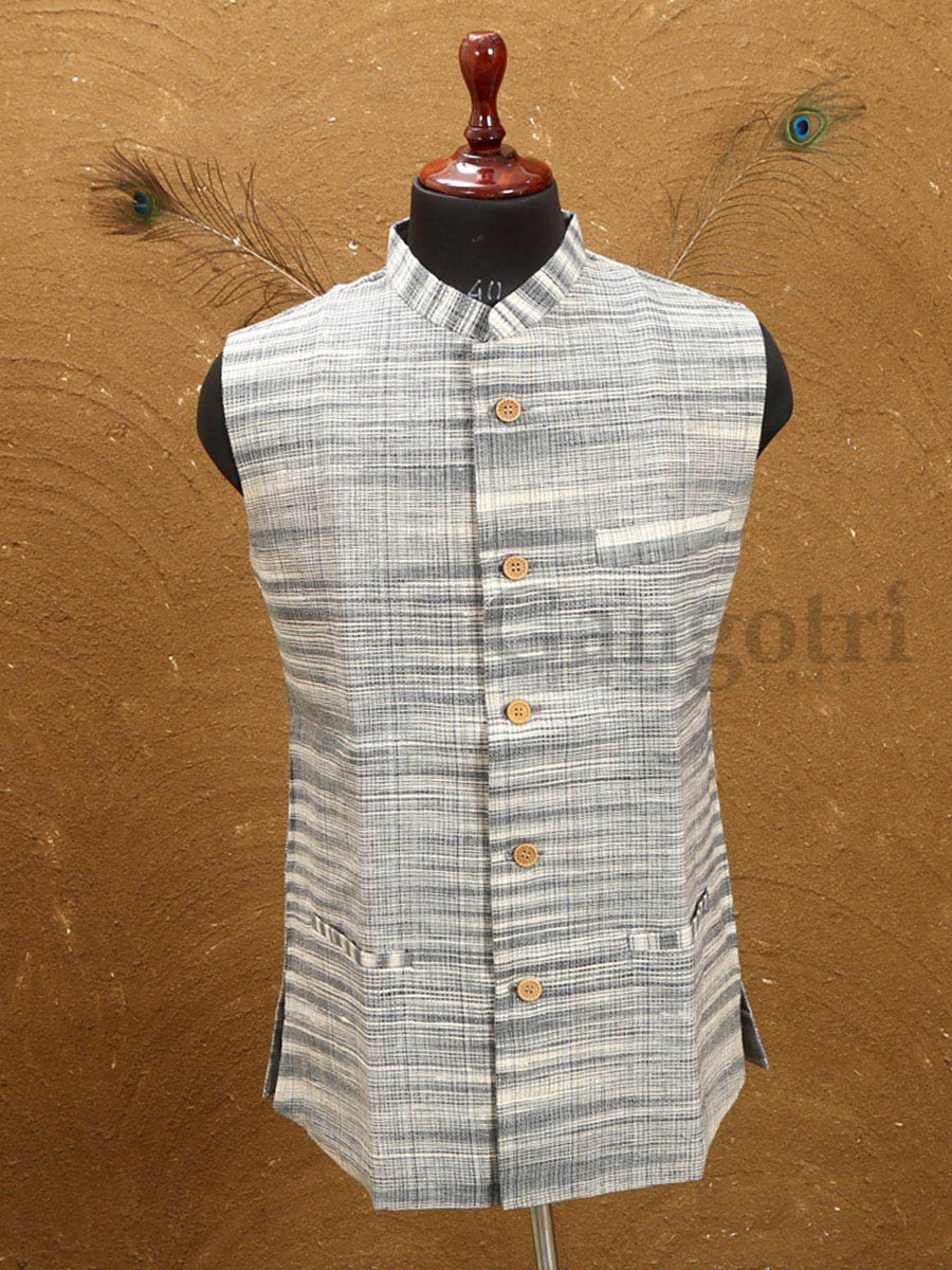 Mens Khaddar Vestcoat XL