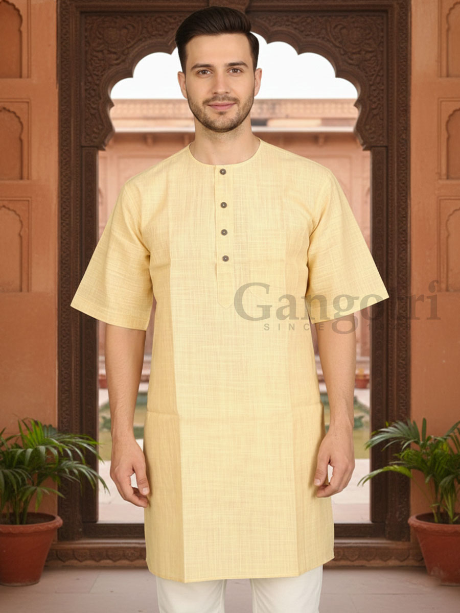 Kurta Cotton Roundneck 2XL
