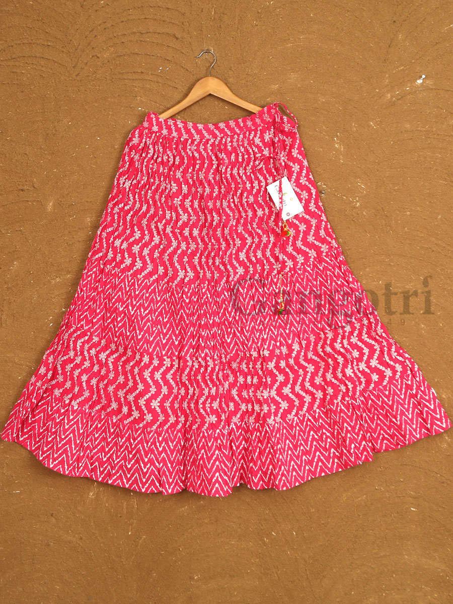 Cotton Designer Skirt One Size
