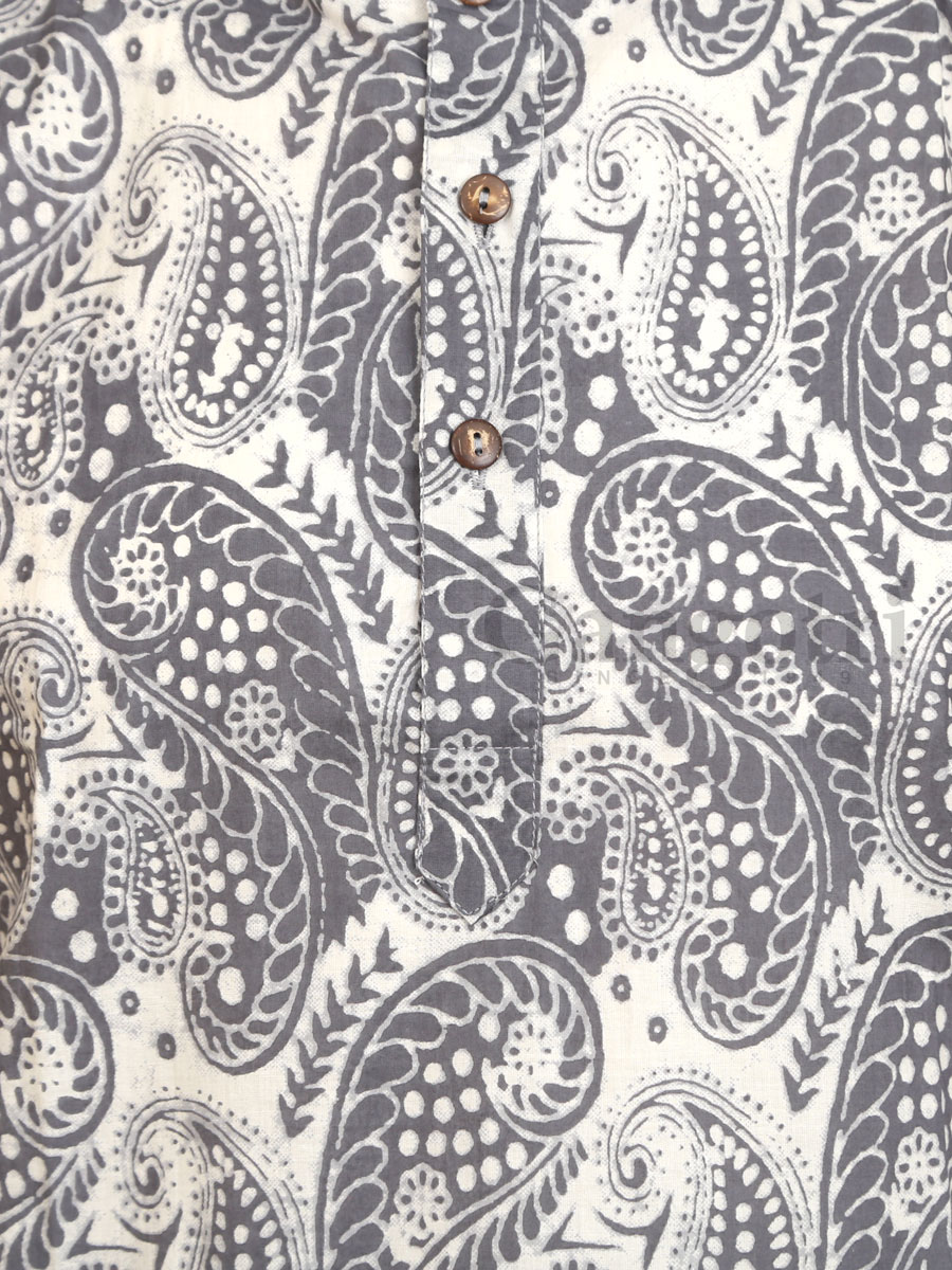 Kurta Kirtan Cotton Printed 2XL - Image 3
