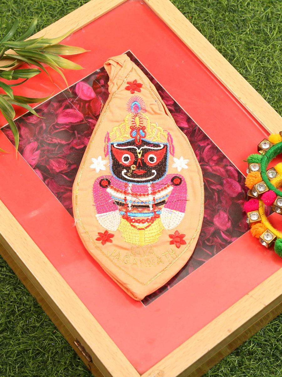 Jaya Jagannath Embroidered Bead Bag