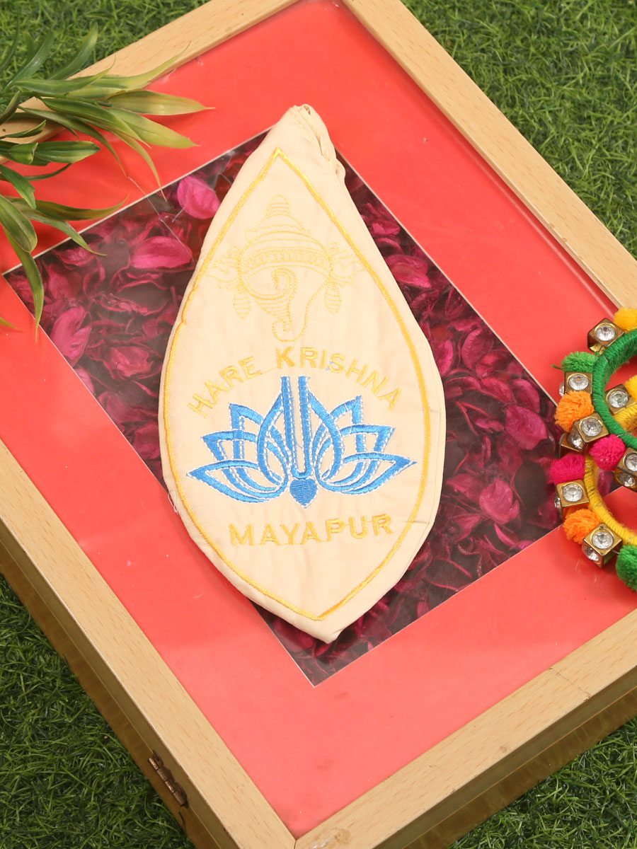 Sri Krishna Embroidered Bead Bag - Image 2