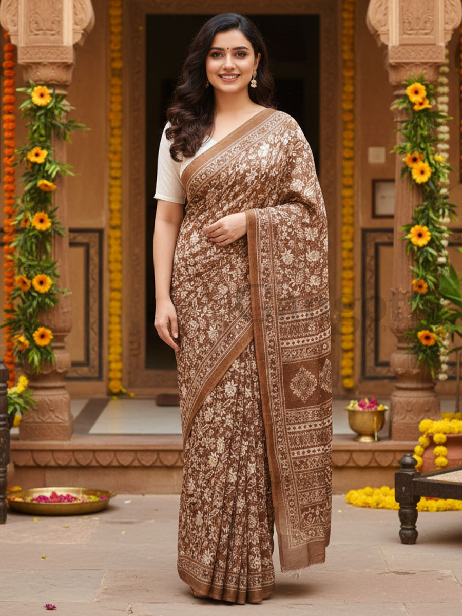 Sari Immitation Crepe