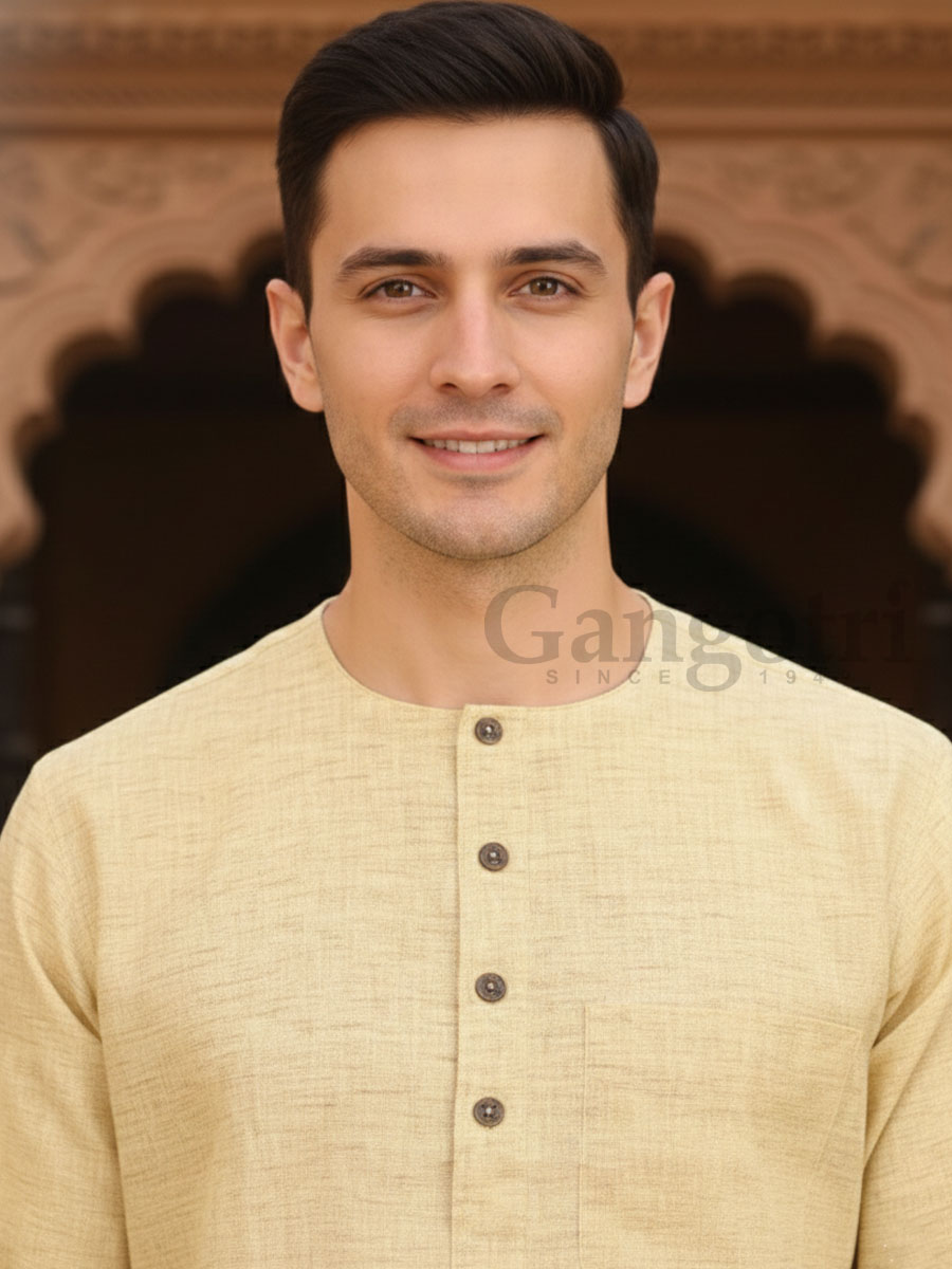 Kurta Cotton Roundneck L - Image 2