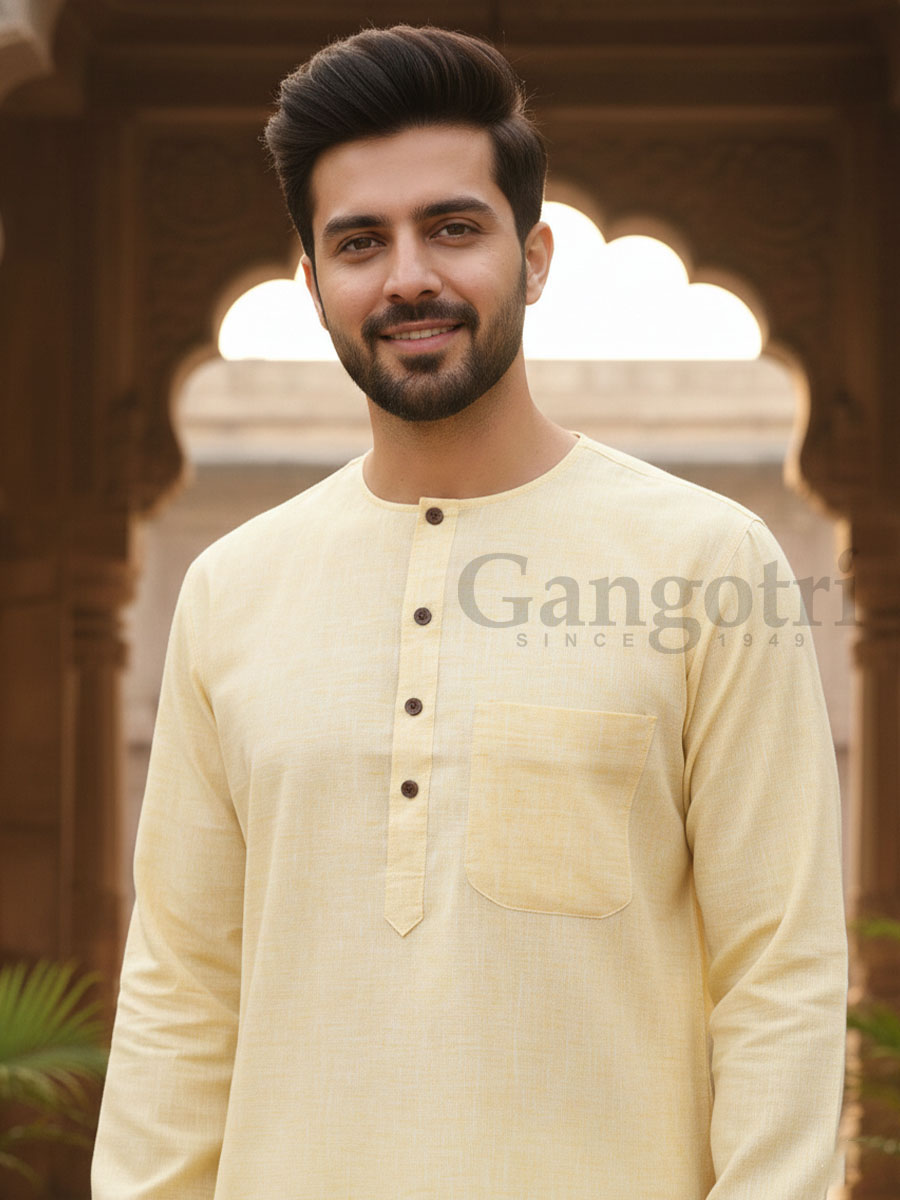 Kurta Cotton Roundneck XL - Image 2