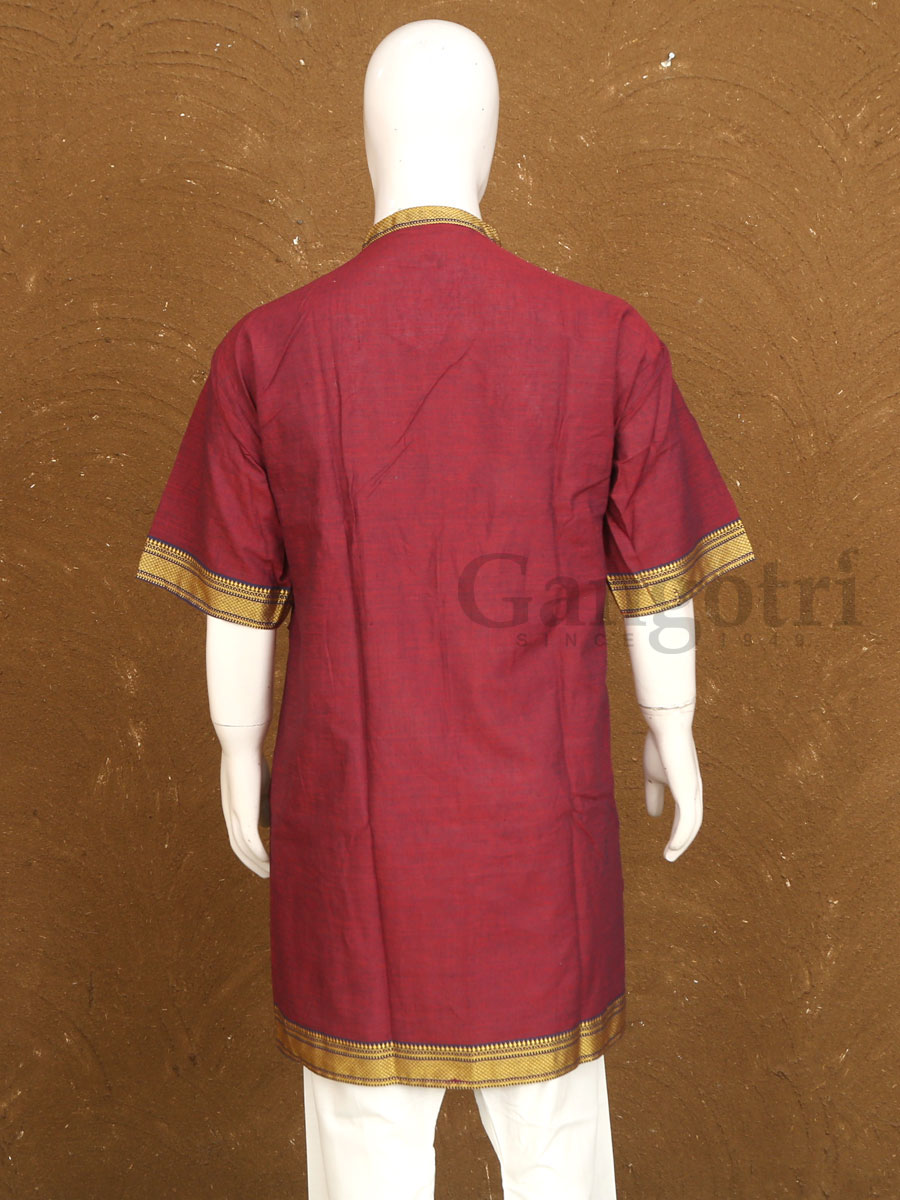 Bordered Plain Bagalbandi 3XL - Image 4