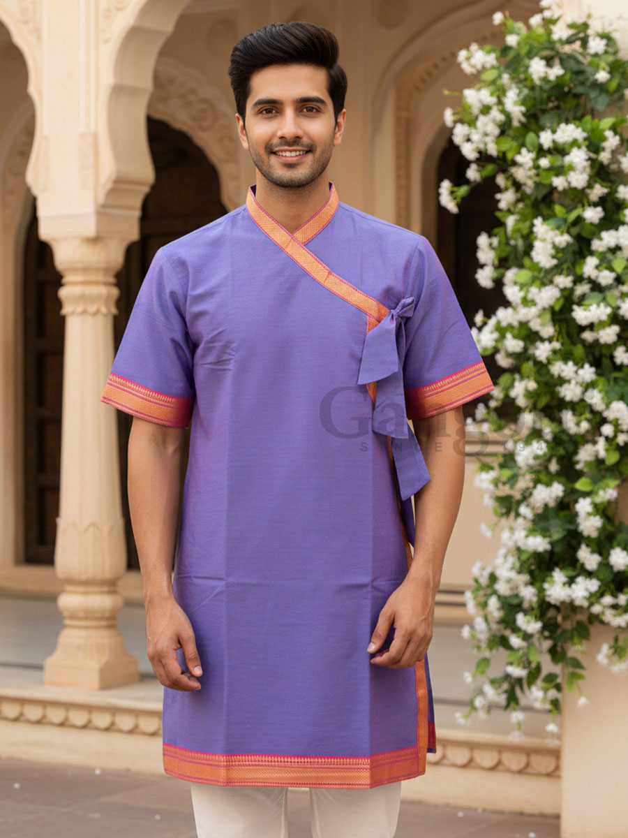 Bordered Plain Bagalbandi 3XL