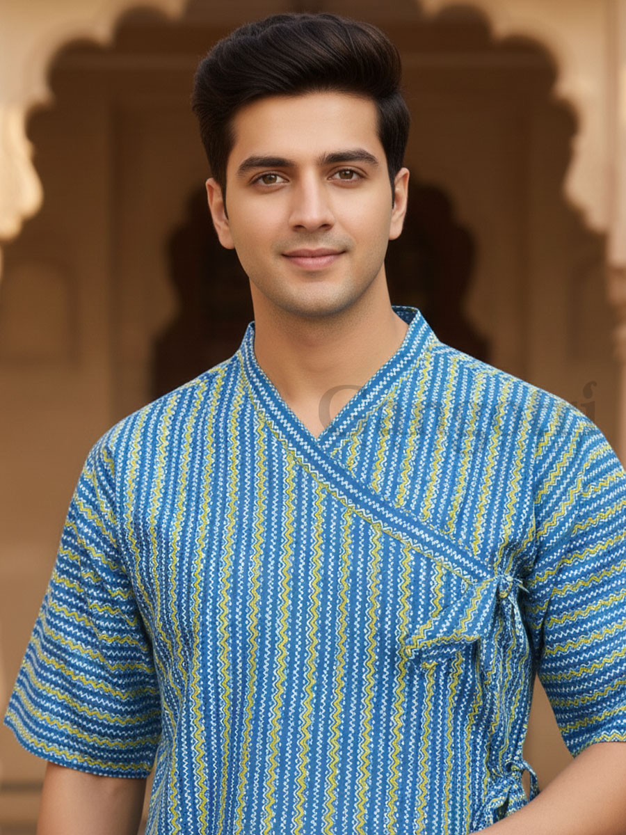 Cotton Printed Kirtan Bagalbandi 3XL - Image 2