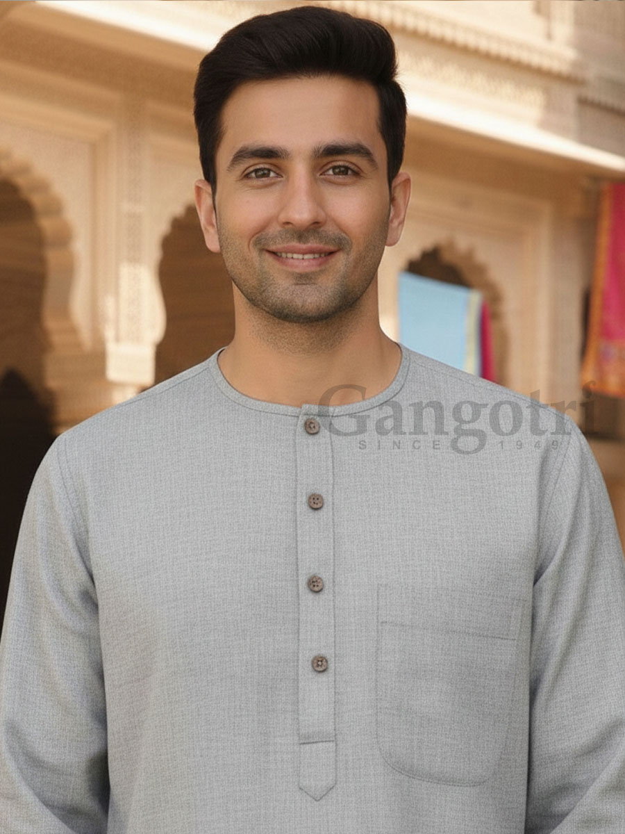 Kurta Cotton Roundneck S - Image 2