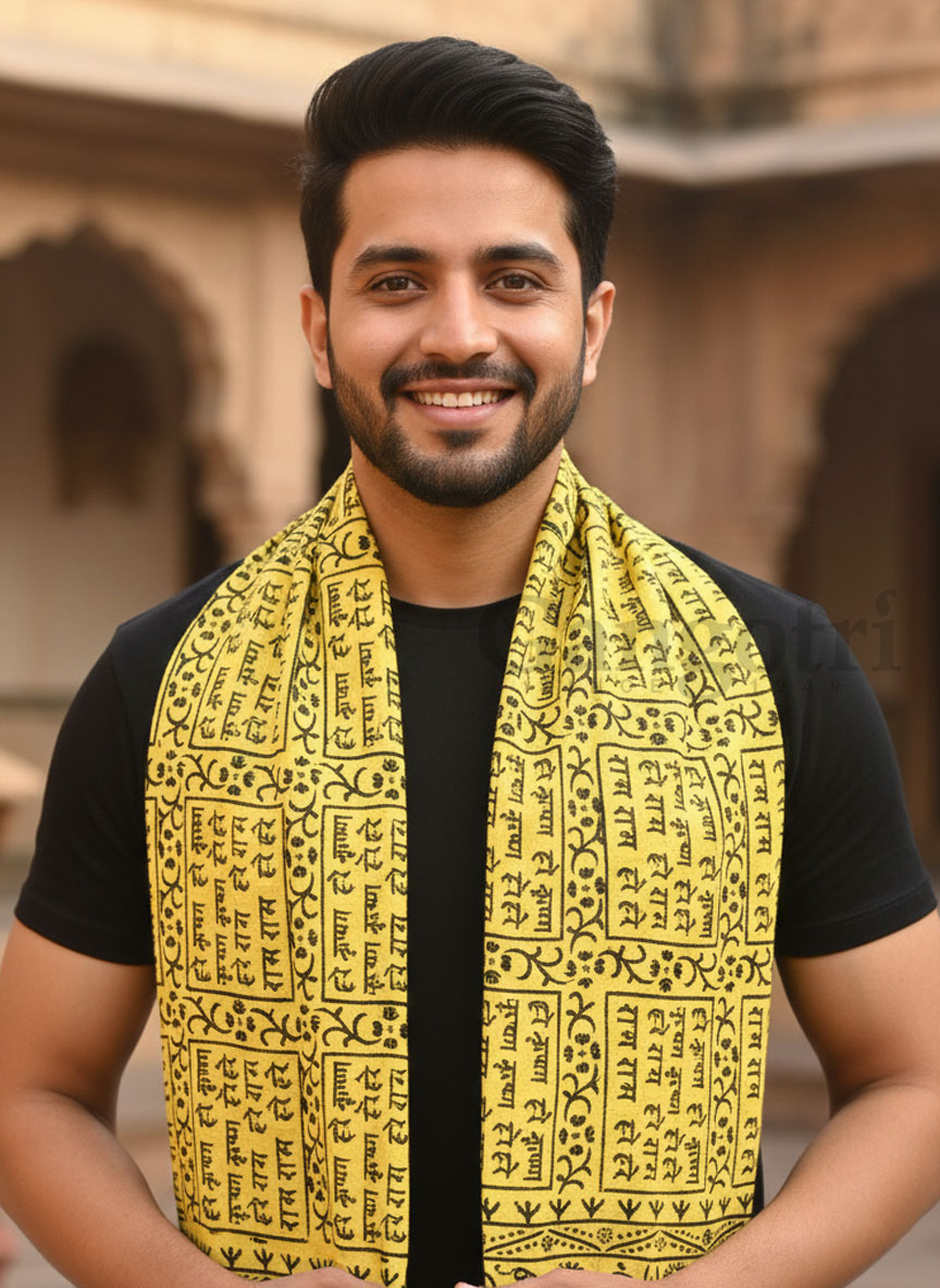 Harinam Chadar Block Print - Image 2