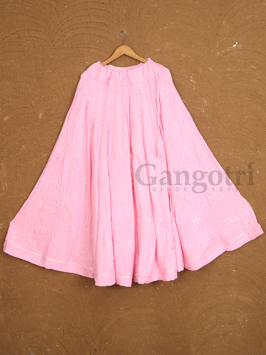 Mridula Jute Skirt Embroidered L - Image 4
