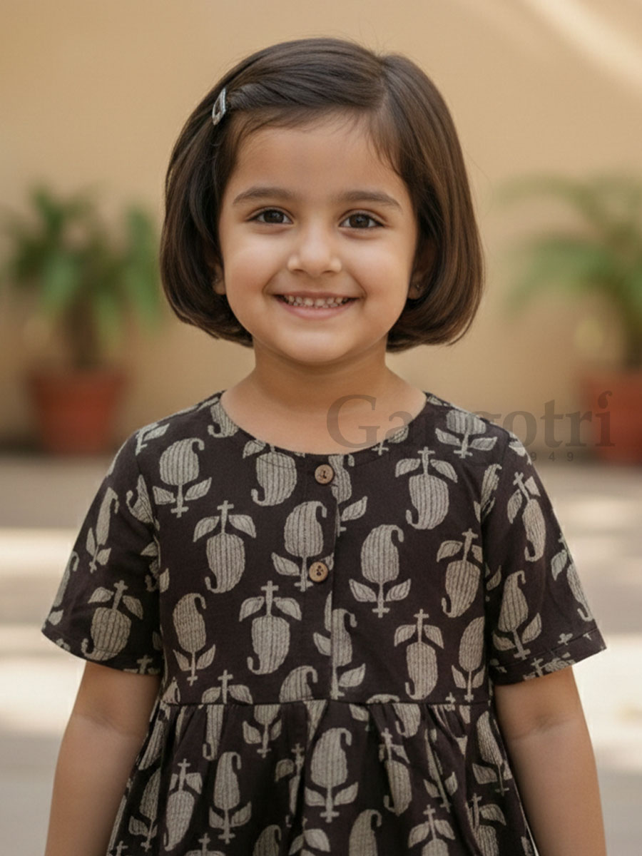 Girls Anarkalis Cotton (3-5 Yrs) - Image 2