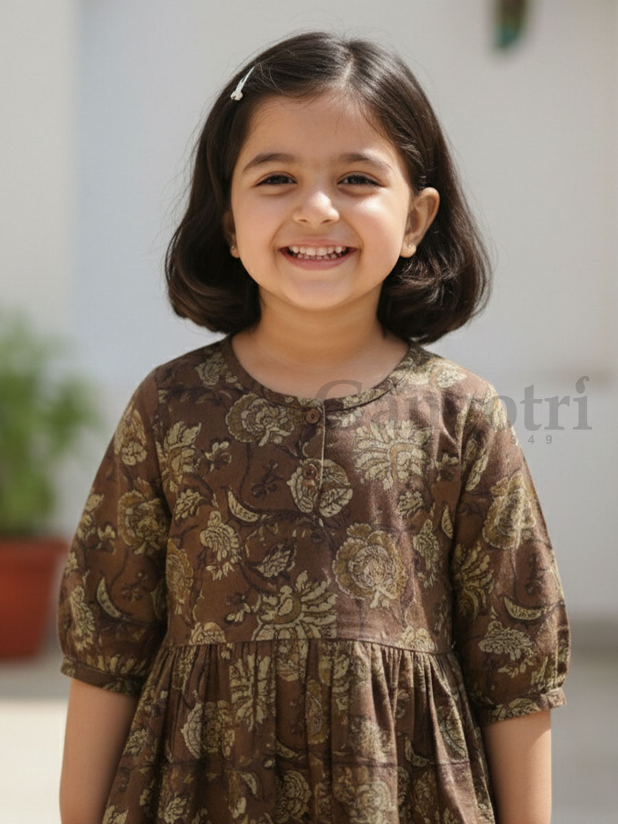 Girls Anarkalis Cotton (3-5 Yrs) - Image 2