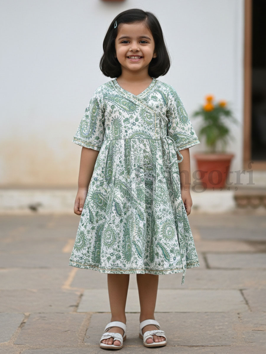 Girls Anarkalis Cotton (3-5 Yrs)
