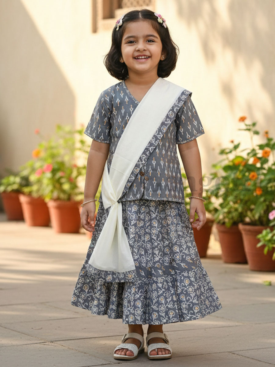 Girls Gopi Dress Set (2-3 Yrs) - Image 3