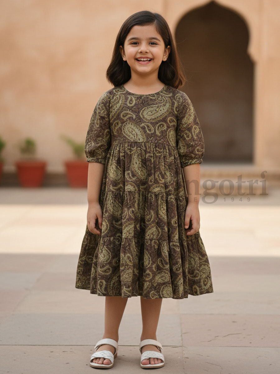 Girls Anarkalis Cotton (6-8 Yrs)