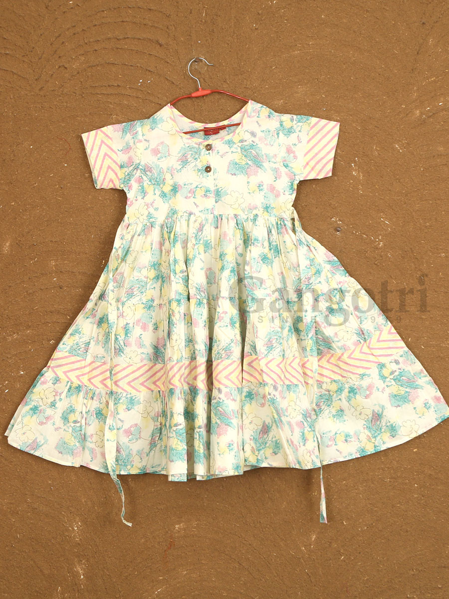 Girls Anarkalis Cotton (9-11 Yrs) - Image 4