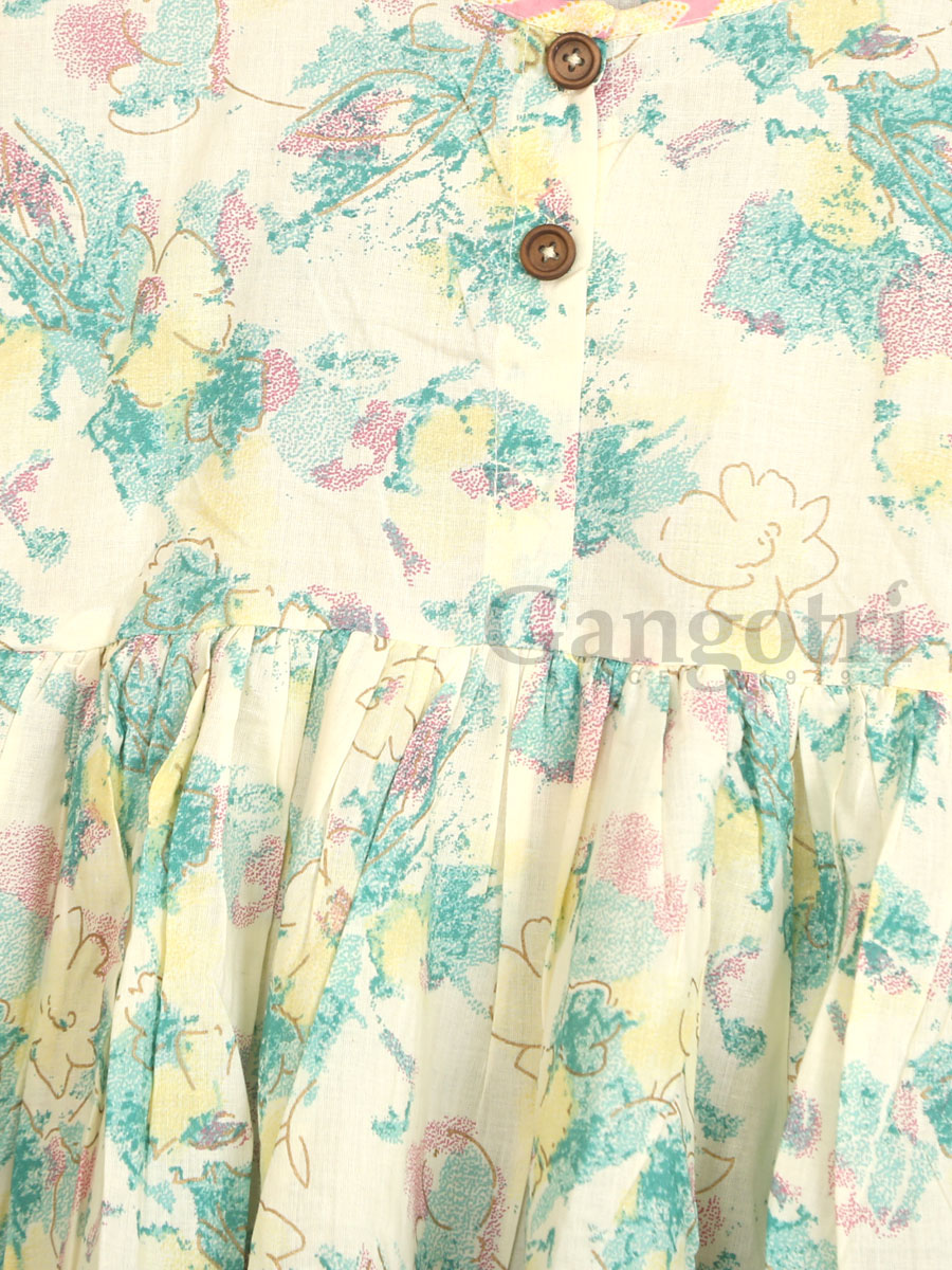 Girls Anarkalis Cotton (9-11 Yrs) - Image 3