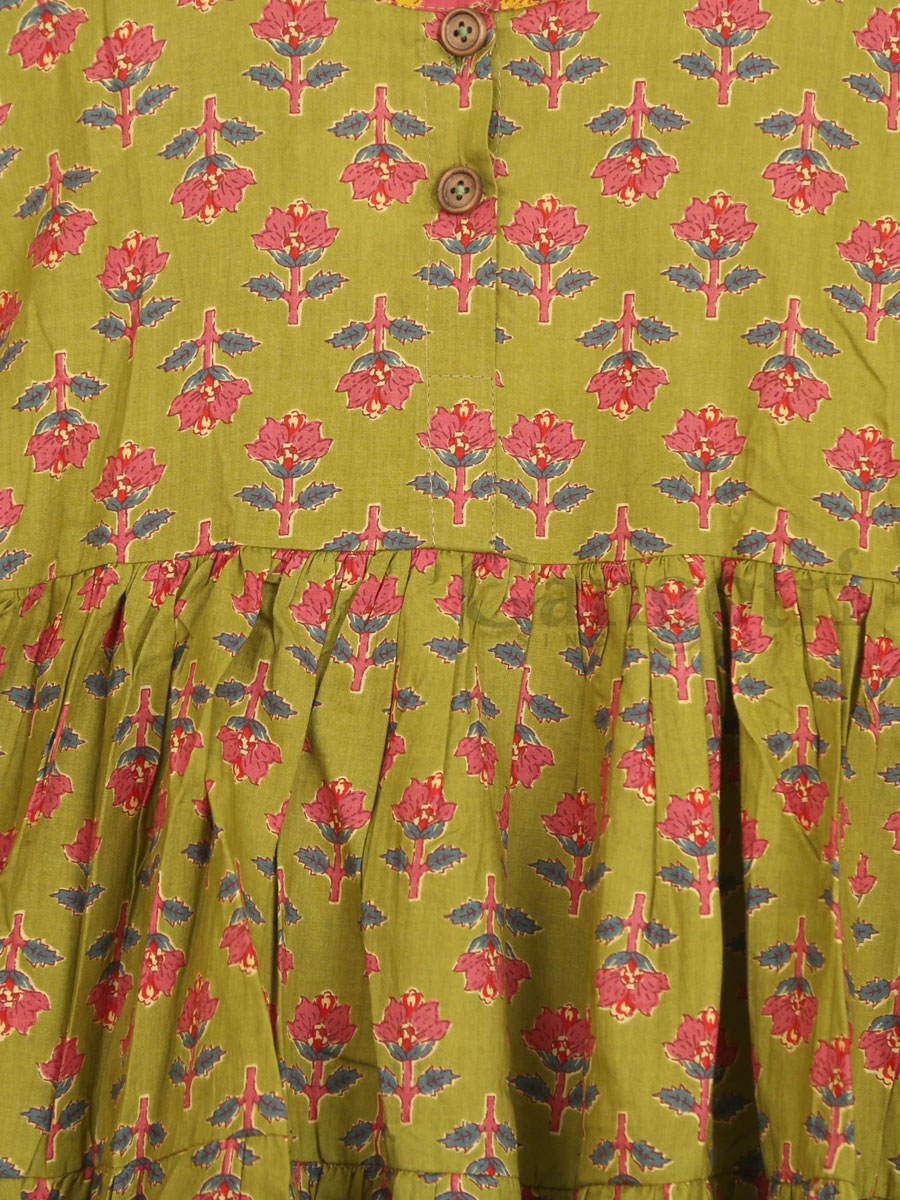 Girls Anarkalis Cotton (9-11 Yrs) - Image 3