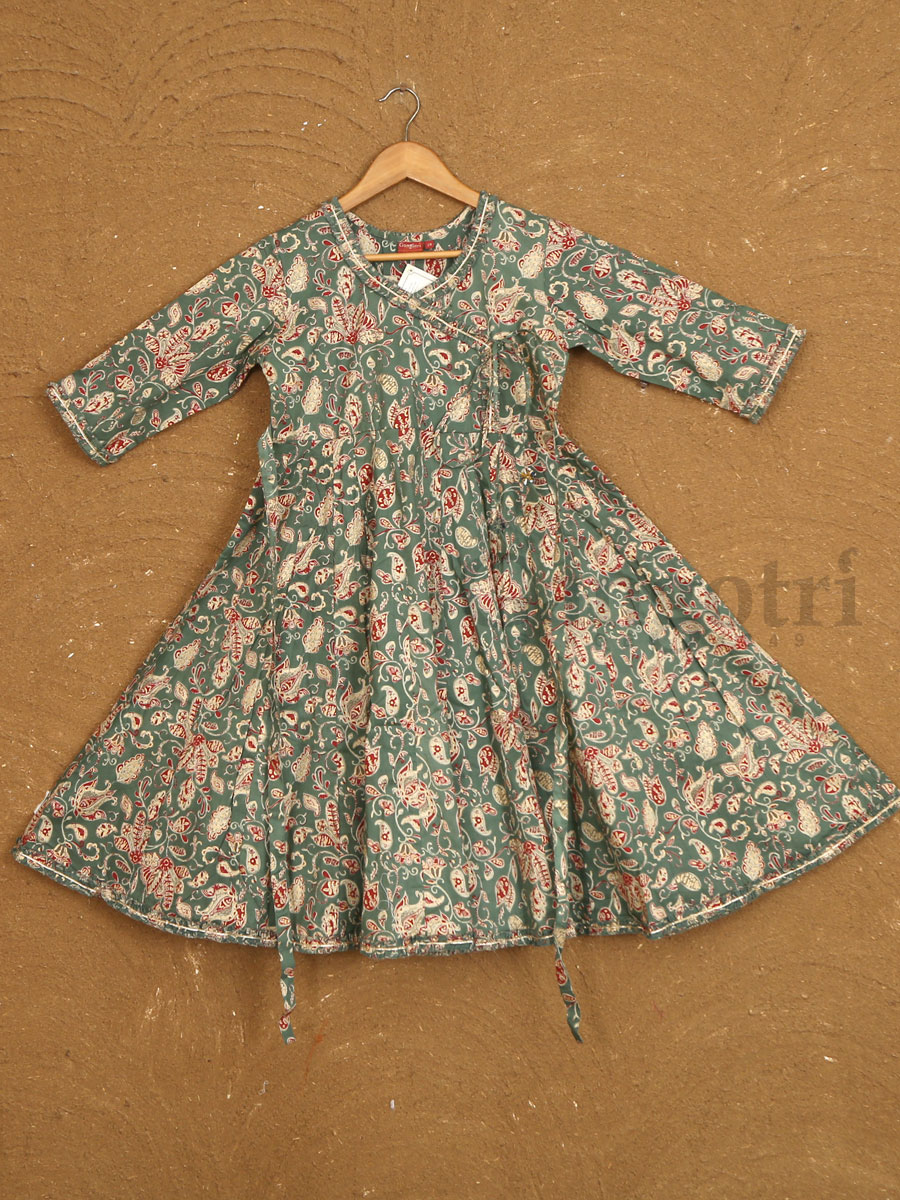 Girls Anarkalis Cotton (12-14 Yrs) - Image 4