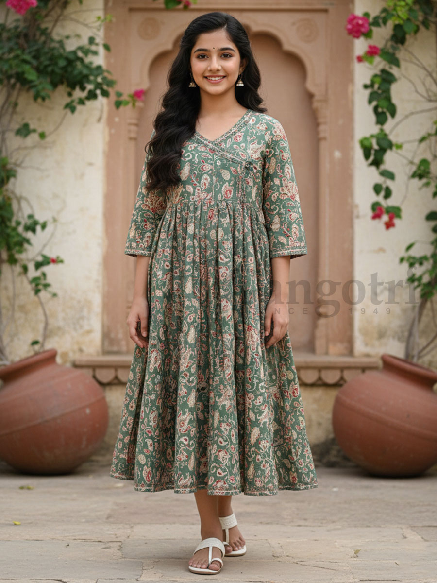 Girls Anarkalis Cotton (12-14 Yrs)