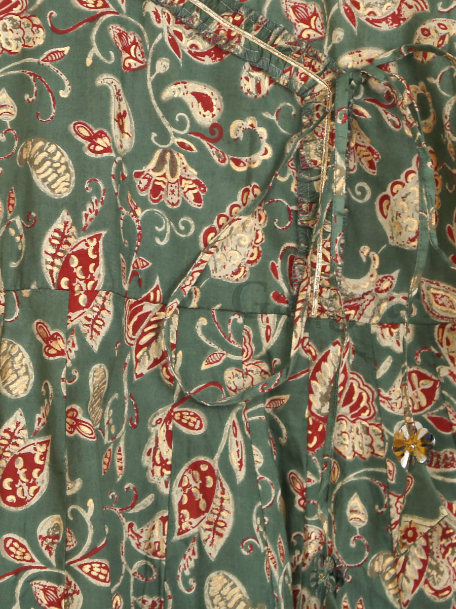 Girls Anarkalis Cotton (12-14 Yrs) - Image 3