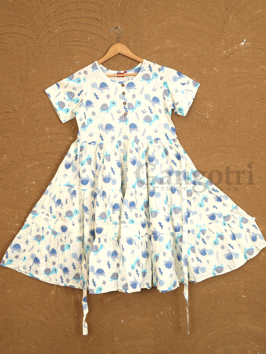 Girls Anarkalis Cotton (15-17 Yrs) - Image 4