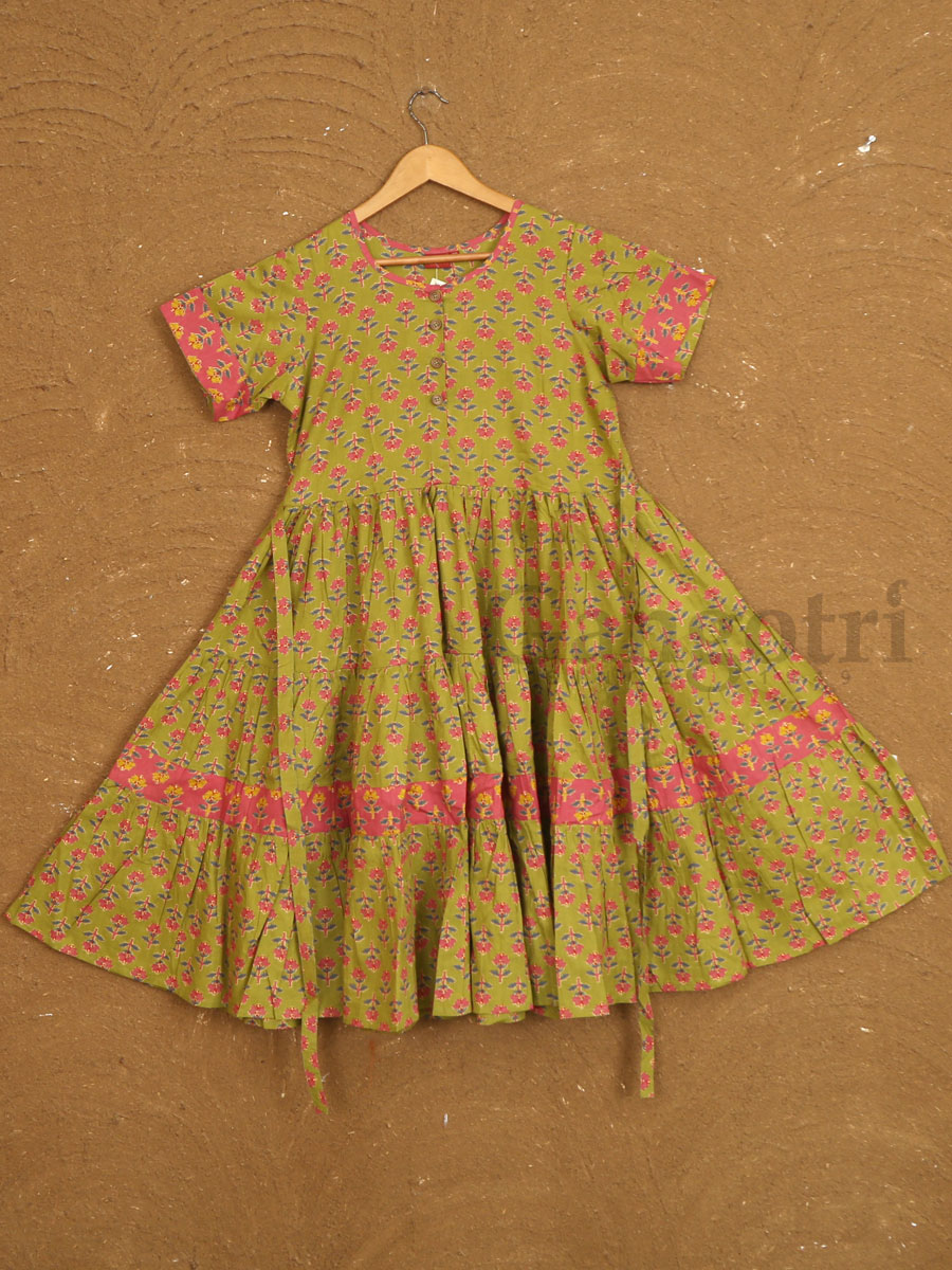 Girls Anarkalis Cotton (15-17 Yrs) - Image 4