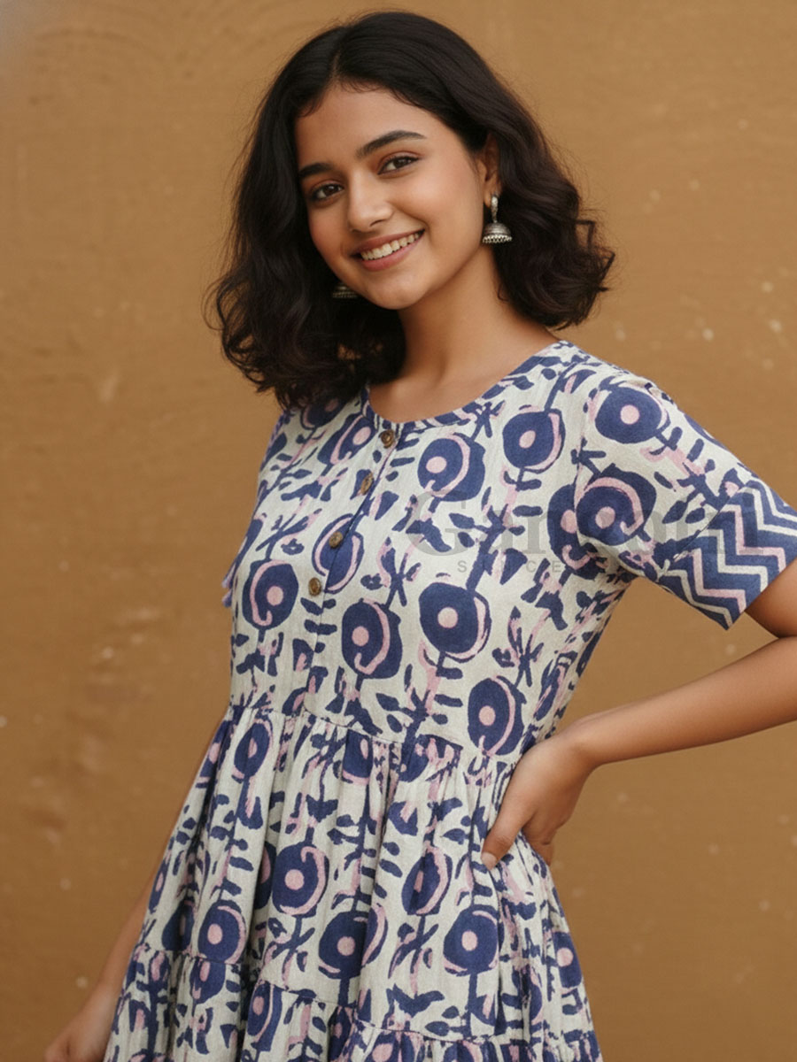 Girls Anarkalis Cotton (15-17 Yrs) - Image 2