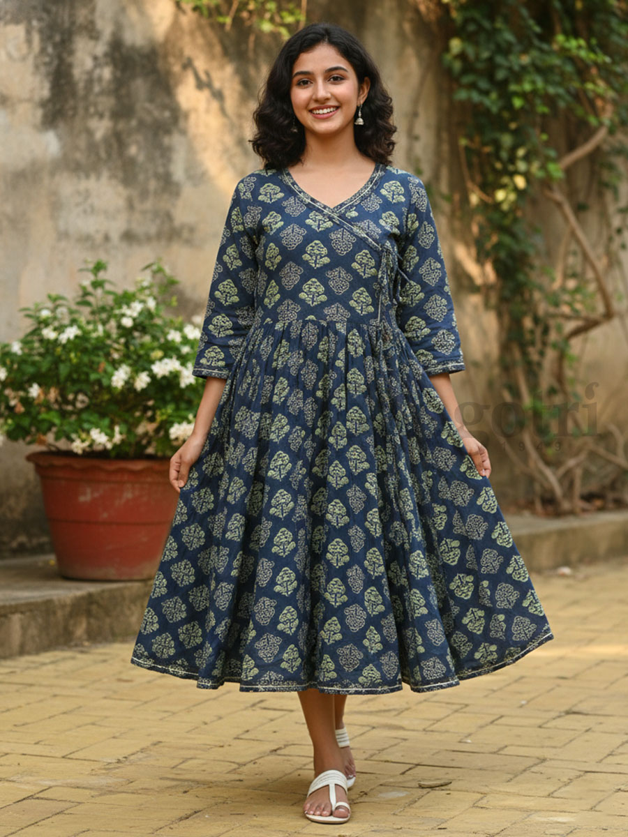 Girls Anarkalis Cotton (15-17 Yrs)