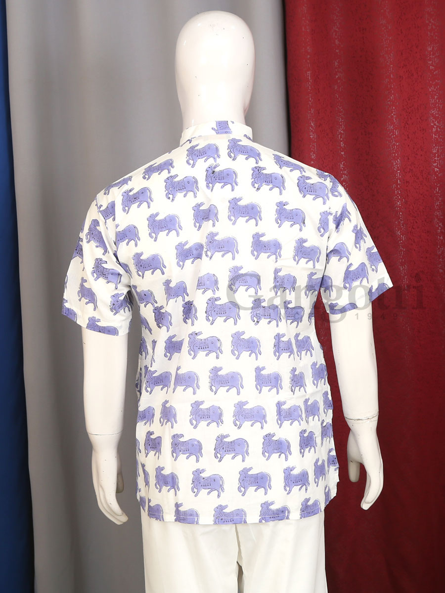 Kurta Kirtan Cotton Printed 2XL - Image 4