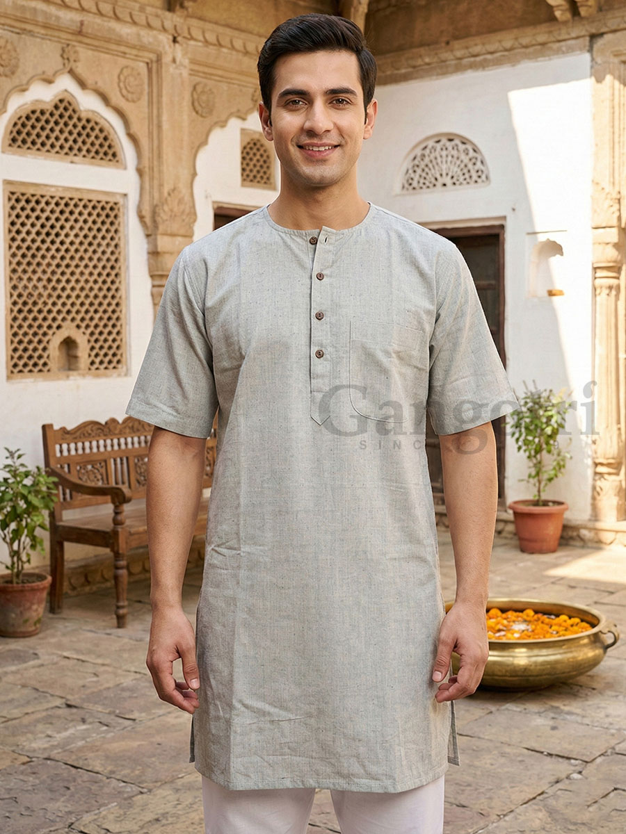 Kurta Cotton Roundneck M