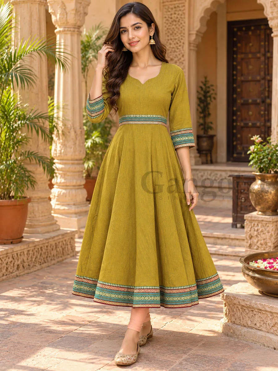 Cotton Anarkali L