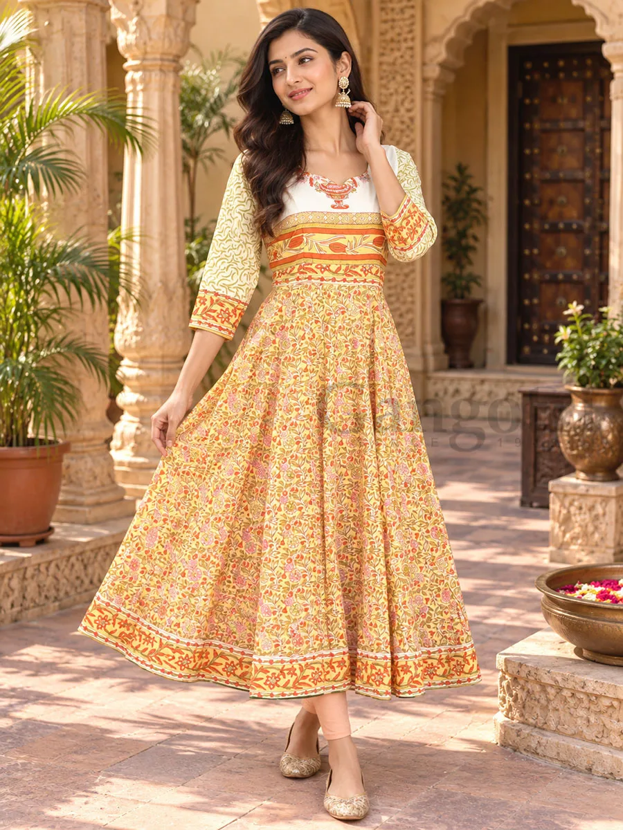 Cotton Anarkali L