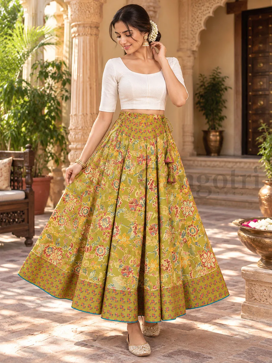 Cotton Skirt L