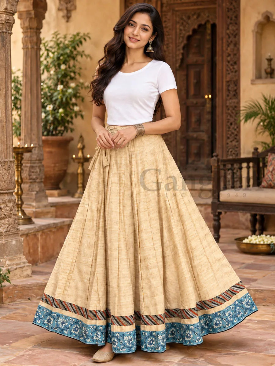 Cotton Skirt L